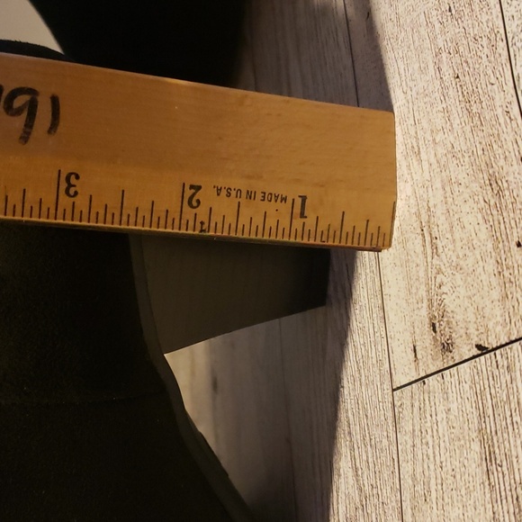 Women's Black Suede Memory Foam Boots Size 8 - NWT - Picture 8 of 13